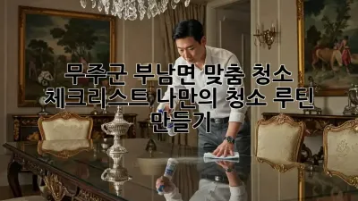 무주군 부남면 맞춤 청소 체크리스트: 나만의 청소 루틴 만들기